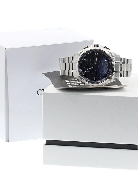 CITIZEN ATESA DEAR Collection AT8240-66L Solar Powered Radio Men\'s Watch_950195 main image 9